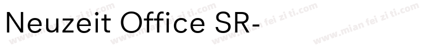 Neuzeit Office SR字体转换